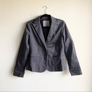 Fitted Grey Blazer